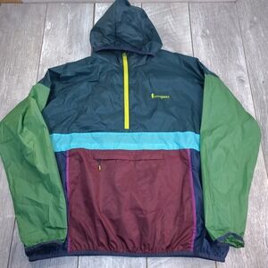 Cotopaxi Teca Half Zip Windbreaker Mens XXL Multi Color Block Hooded Jacket